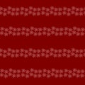 Henna Mehendy Tattoo Seamless Pattern on a red background