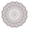 Henna paisley mehndi tattoo doodle seamless vector pattern Royalty Free Stock Photo