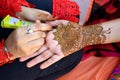 Henna tatoo Royalty Free Stock Photo