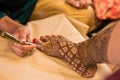Henna Tatto Design Pattern Symmetry Detailed Textured Abstract Tradition In Nairobi City County Kenya East Africa