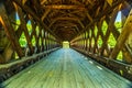 Henniker Covered Bridge Royalty Free Stock Photo