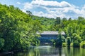 Henniker Covered Bridge Royalty Free Stock Photo