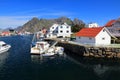 Henningsvaer fishing town in Norway