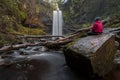 Henrhyd Falls at Coelbren, South Wales UK