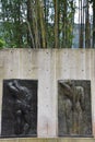 Henri Matisse`s Wall with Back at Lillie and Hugh Roy Cullen Sculpture Garden in Houston, Texas