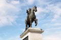 Henrici Magni statue near Pont Neuf in Paris, France. Royalty Free Stock Photo