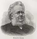 Henrik Ibsen Royalty Free Stock Photo