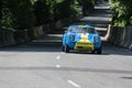 Henrik KjÃÂ¦r in a Marcos Mini GT (Kampf der Zwerge), at the Classic Race Aarhus 2016 Aarhus 2016 Royalty Free Stock Photo