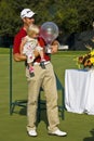 Henrik Stenson & Daughter 02 Royalty Free Stock Photo