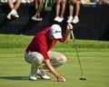Henrik Stensons Final Putt Royalty Free Stock Photo