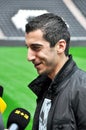 Henrikh Mkhitaryan smiling