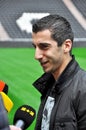 Henrikh Mkhitaryan smiling