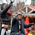 Henry Burris in Grey Cup Parade Royalty Free Stock Photo