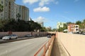 The Henry E. Kinney tunnel in Fort Lauderdale Royalty Free Stock Photo