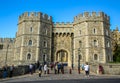 The Henry VIII gateway in the Lower Ward at the Windsor Castle Royalty Free Stock Photo