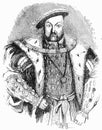 Henry VIII, Tudor King of England Royalty Free Stock Photo