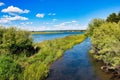 Early Summer Flow on Henrys Fork of the Snake River in Island Park Idaho. Royalty Free Stock Photo