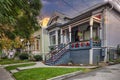 Hensley historic district in San Jose Royalty Free Stock Photo