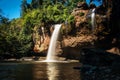 Heo Suwat water fall in Khao Yai National Park , Thailand