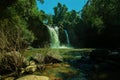 Heo Suwat Waterfall in Khao Yai National Park in Thailand Royalty Free Stock Photo