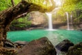 Heo Suwat Waterfall Royalty Free Stock Photo