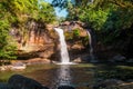 Heo Suwat Waterfall in Khao Yai National Park Royalty Free Stock Photo