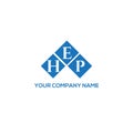 HEP letter logo design on BLACK background. HEP creative initials letter logo concept. HEP letter design