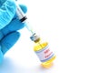 Hepatitis B virus vaccine Royalty Free Stock Photo