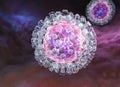 Hepatitis C virus Royalty Free Stock Photo