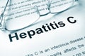Hepatitis C Royalty Free Stock Photo