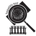 hepatitis test Royalty Free Stock Photo