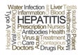 Hepatitis Word Cloud Royalty Free Stock Photo