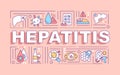 Hepatitis word concepts banner