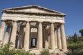 Hephaestus Temple in Agora of Athens Royalty Free Stock Photo
