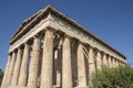 Hephaestus Temple in Agora of Athens Royalty Free Stock Photo