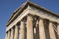 Hephaestus Temple in Agora of Athens Royalty Free Stock Photo