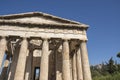 Hephaestus Temple in Agora of Athens Royalty Free Stock Photo