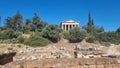 hephaestus temple in athens ancient agora greece