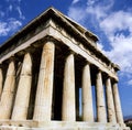 Hephaisteion in Athens Royalty Free Stock Photo