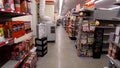 Family Dollar retail store interior staffing crisis back aisle