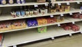 IGA Grocery store blown out soup and asian section supply chain 2022