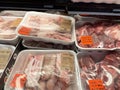 IGA retail grocery store family pack pigs feet