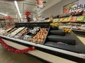 KJs retail grocery retail store interior empty produce display