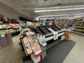 KJs retail grocery retail store interior wide view produce empty sections