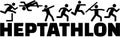 Heptathlon pictogram with word