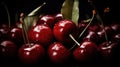 Her lips were full and luscious like ripe cherries created with Generative AI