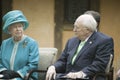 Her Majesty Queen Elizabeth II and Cheney Royalty Free Stock Photo