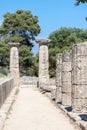 Hera Temple Olympia Greece Royalty Free Stock Photo