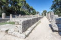 Hera Temple Olympia Greece Royalty Free Stock Photo