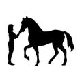 Heracles horse silhouette mythology fantasy